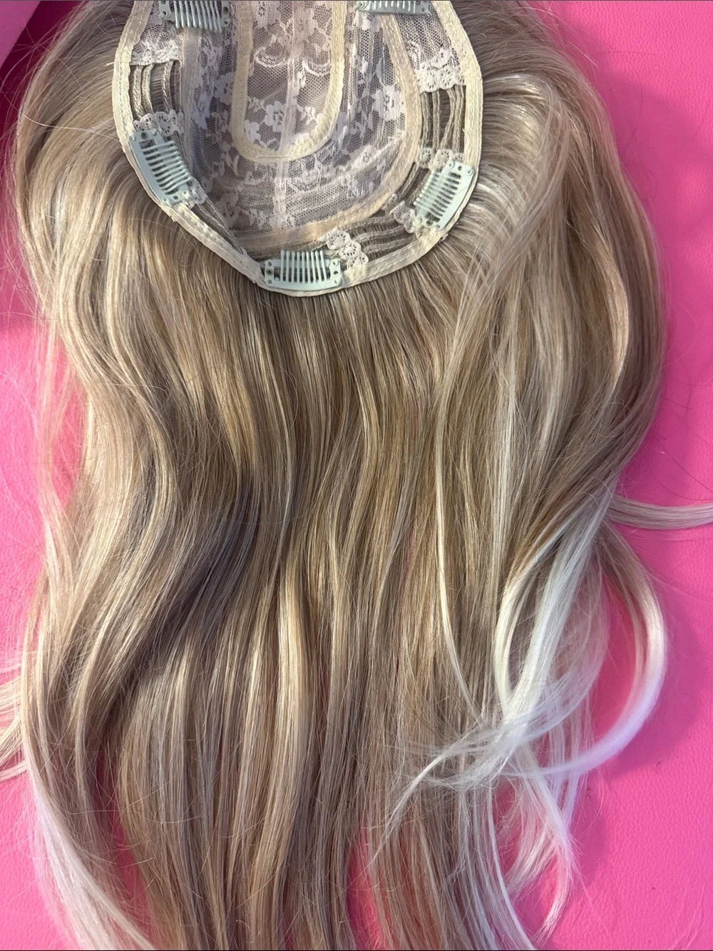 Blonde Layered Women's Hairpiece - Natural Blonde Blend
